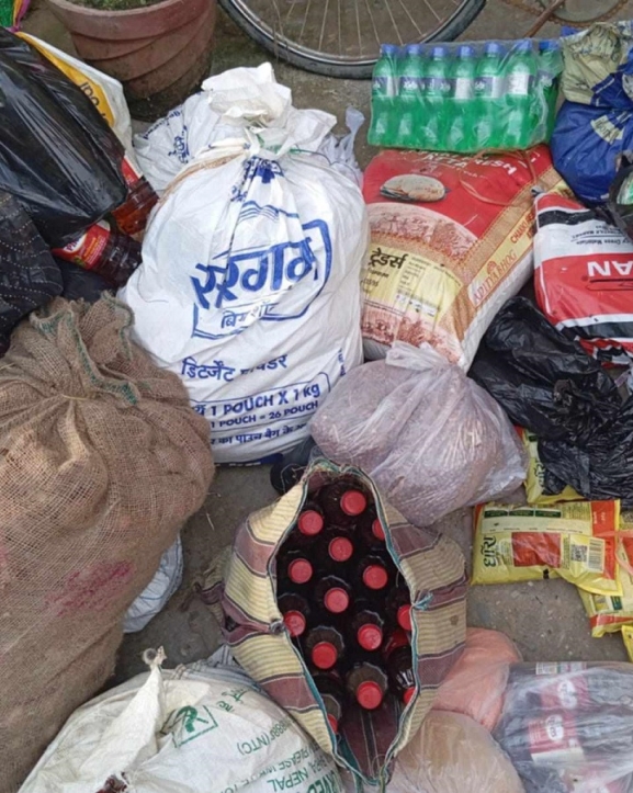 अवैध सामान बरामद