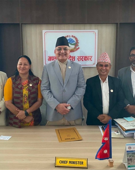 गण्डकीमा एमालेका चार मन्त्रीले दिए राजीनामा