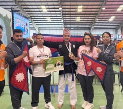 विश्व केम्पो च्याम्पियनसिपमा नेपालको कीर्तिमान, थापा र शाहीले दिलाए नेपाललाई ७ पदक