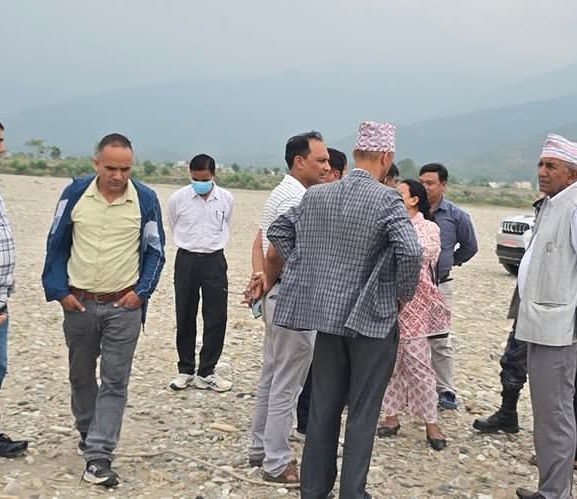 शितगंगाका विवादित खोला खोल्सीको अनुगमन तीव्र