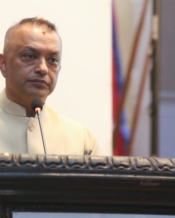 पूर्वप्रधानमन्त्री ओलीलाई परेको पितृशोकप्रति सभापति थापाद्वारा दुःख व्यक्त
