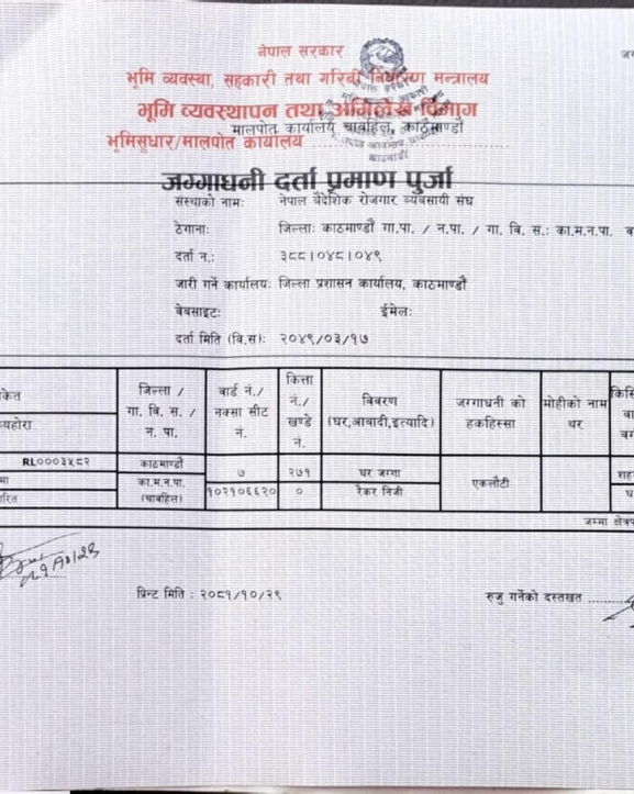 ३२ वर्षपछि आफ्नै भवनमा संघ