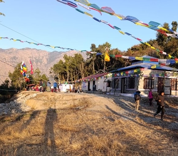 म्याग्दीको प्रभुचेलामा सामुदायिक ‘ध्यान केन्द्र’ स्थापना