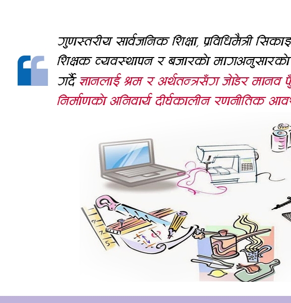 उत्पादन र रोजगारी दिने शिक्षा