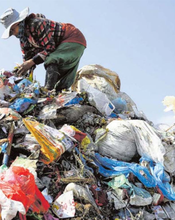 सिनामंगल क्षेत्रबाट साढे तीन मेट्रिक टन नकुहिने फोहर व्यवस्थापन