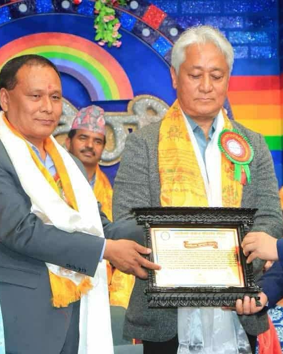 सामाजिक अभियन्ता तमु सम्मानित