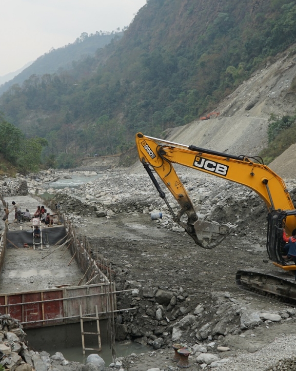 म्याग्दी र कालीगण्डकी नदीको कटान रोक्न ग्याबियन पर्खाल निर्माण