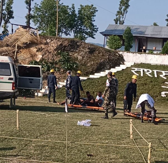 सशस्त्र प्रहरीको मनसुन पूर्वतयारी सुरु