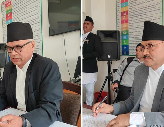 नृपध्वज निरौला र नित्यानन्द पाण्डे सर्वोच्चको न्यायाधीश नियुक्त