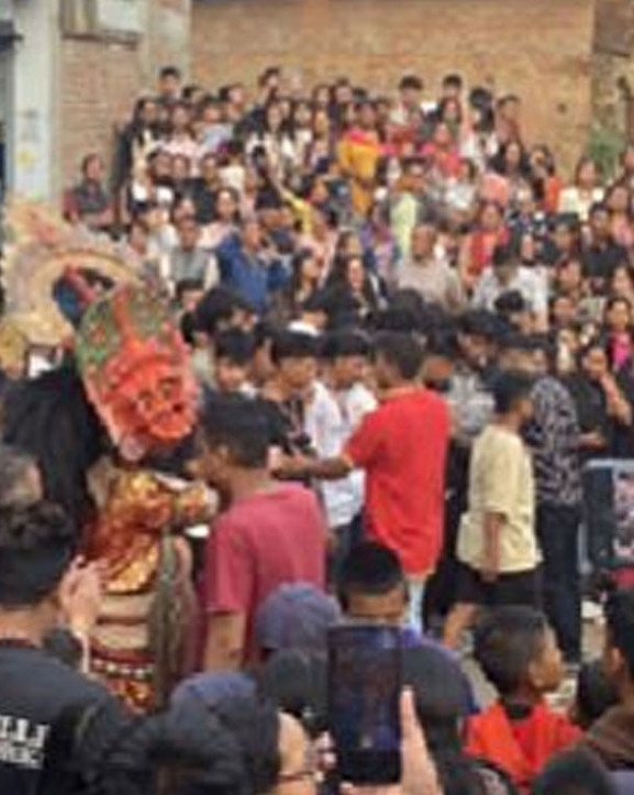 बनेपामा नवदुर्गा जात्रा मनाइँदै