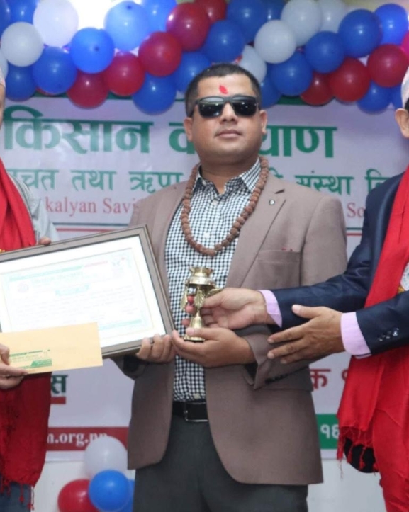 किसान कल्याण सहकारीद्वारा एक सय जनाभन्दा बढी सम्मानित