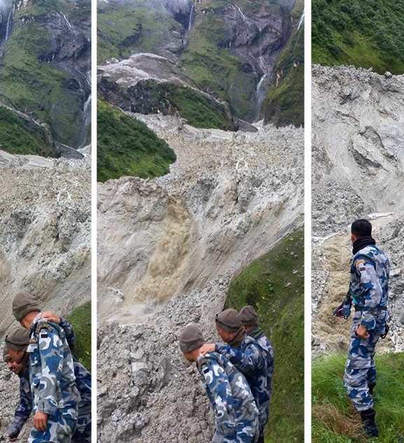 हिमपहिराले थुनिएको बोक्सी खोला बग्न थाल्यो
