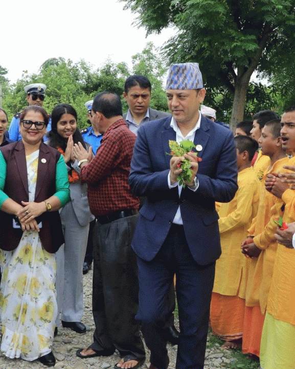 सभामुख अर्याल र अध्यक्ष दाहाल कञ्चनपुरमा