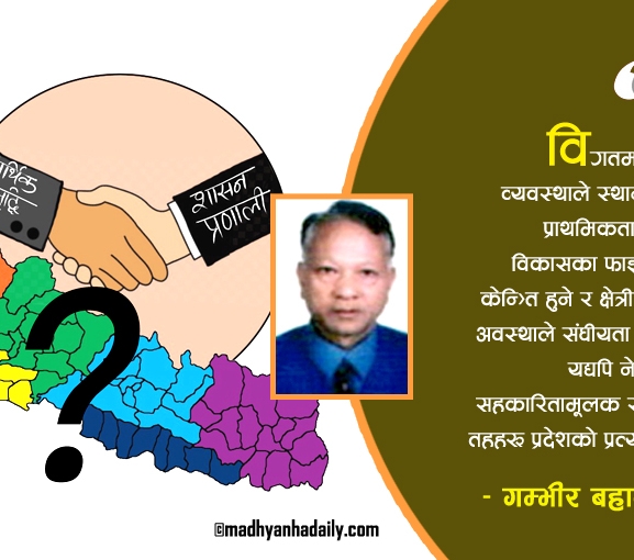 प्रदेश संरचनामा किन उठ्यो प्रश्न ?