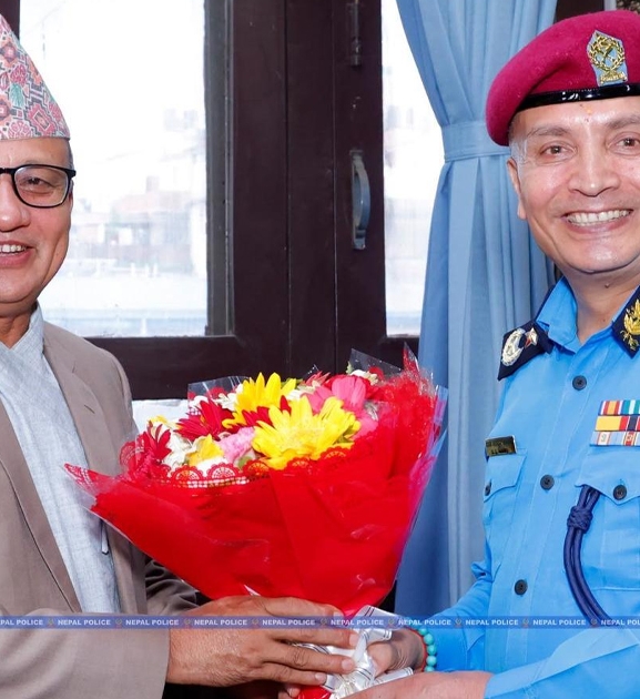 प्रमुख निर्वाचन आयुक्त र महानिरीक्षक कार्कीबीच भेट, निर्वाचन सुरक्षाबारे छलफल