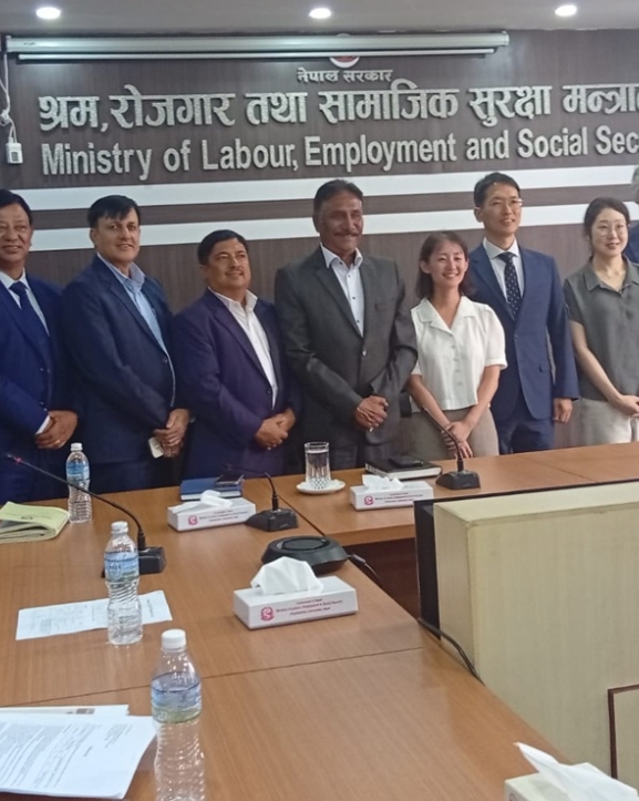 नेपाल र कोरियाबीच उच्च गुणस्तरका तालिम सञ्चालन गर्ने सम्झौता
