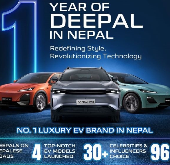 नेपालमा एक वर्षमा दीपलको आठ सय बढी ईभी बिक्री