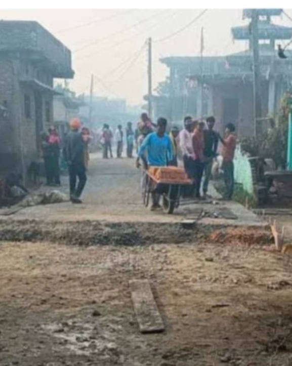 सडक ढलानमा पीपीसी सिमेन्टको प्रयोग, स्थानीयद्वारा विरोध
