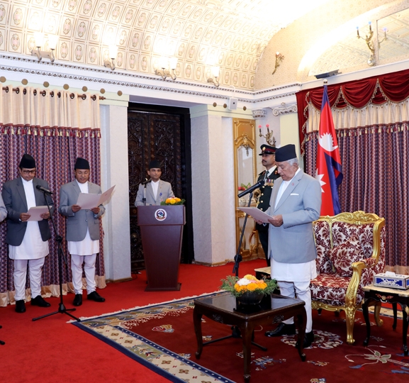चार देशका राजदूतले लिए पद तथा गोपनीयताको शपथ