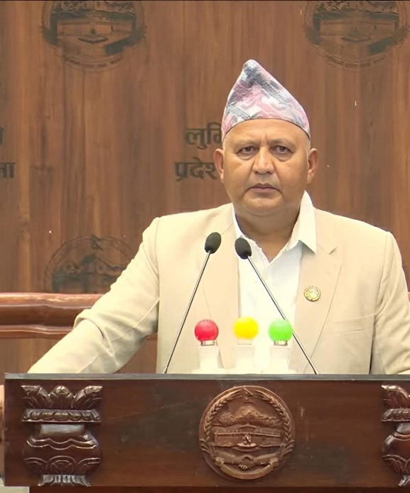 लुम्बिनीका मुख्यमन्त्री आचार्यले पाए विश्वासको मत