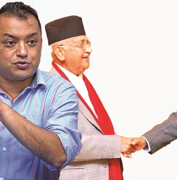 गगनले तोडे देउवा–ओली गठबन्धन