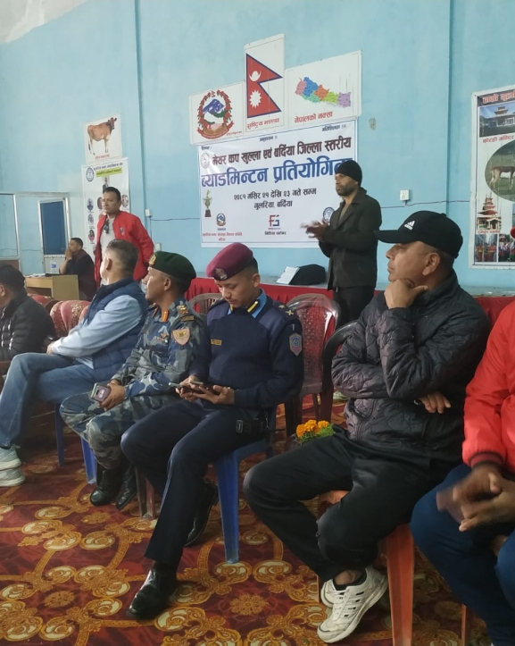गुलरियामा ब्याडमिन्टन प्रतियोगिता सुरु