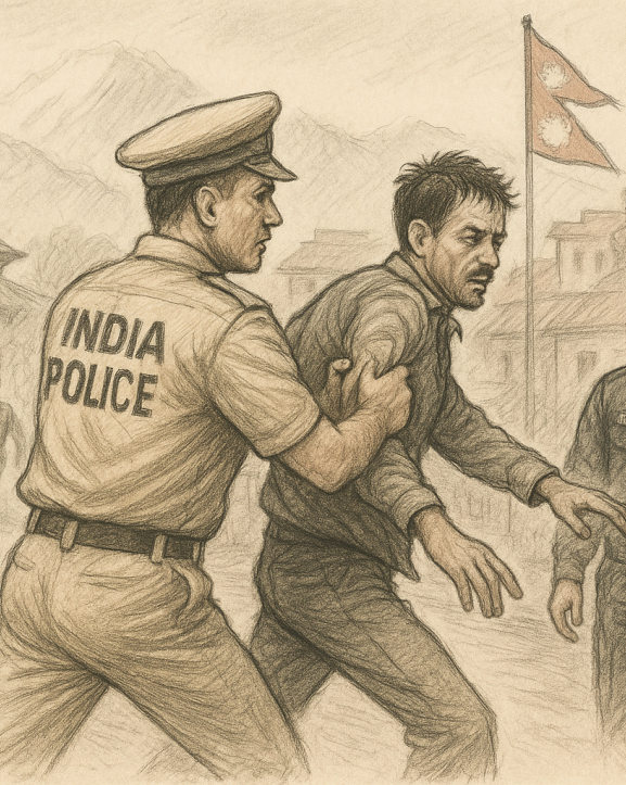 नेपाली भूमिमा भारतीय प्रहरी