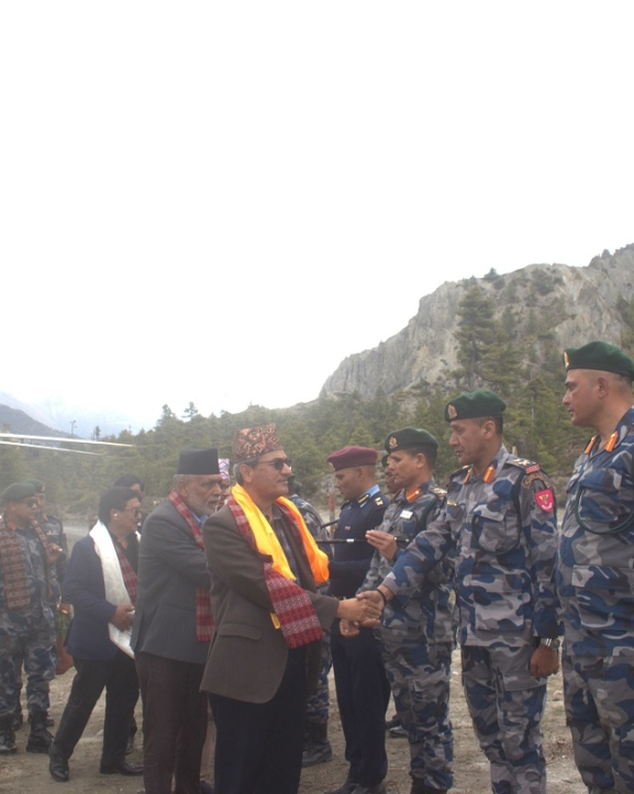 सशस्त्र प्रहरी बल विपद् उद्धारमा अब्बल बन्दै गएको छ : गृहमन्त्री लेखक