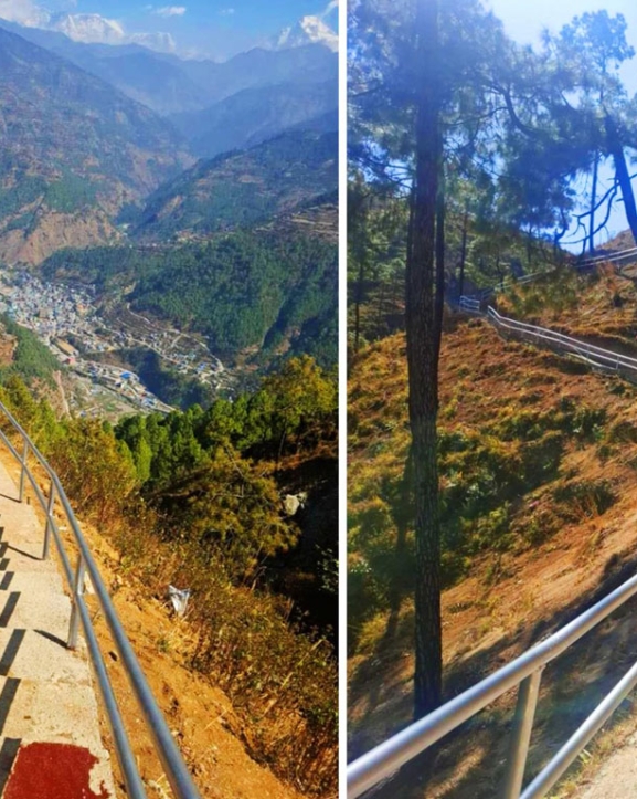 पर्यटकीय क्षेत्र नरसिंहकोट जोड्न पदमार्ग