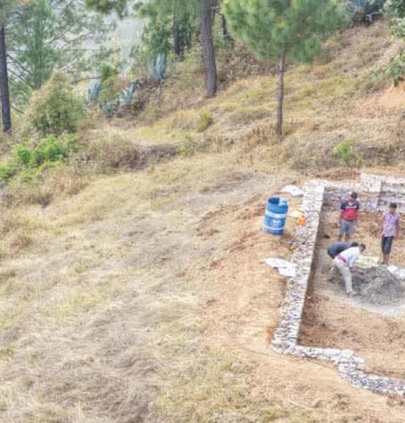सल्लाको जंगल जोगाउन पानीका पोखरी