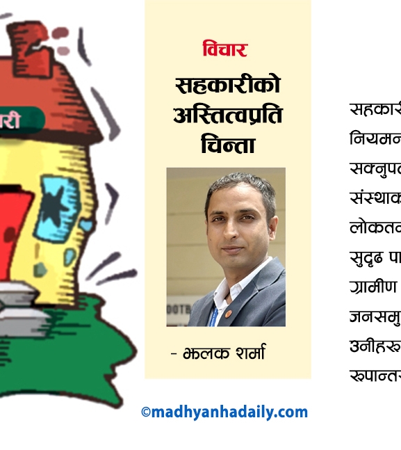सहकारीको अस्तित्वप्रति चिन्ता