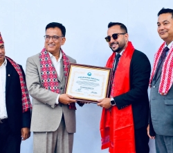 प्रथम उपाध्यक्ष बस्नेत सद्‍भावनादूतका रूपमा सम्मानित