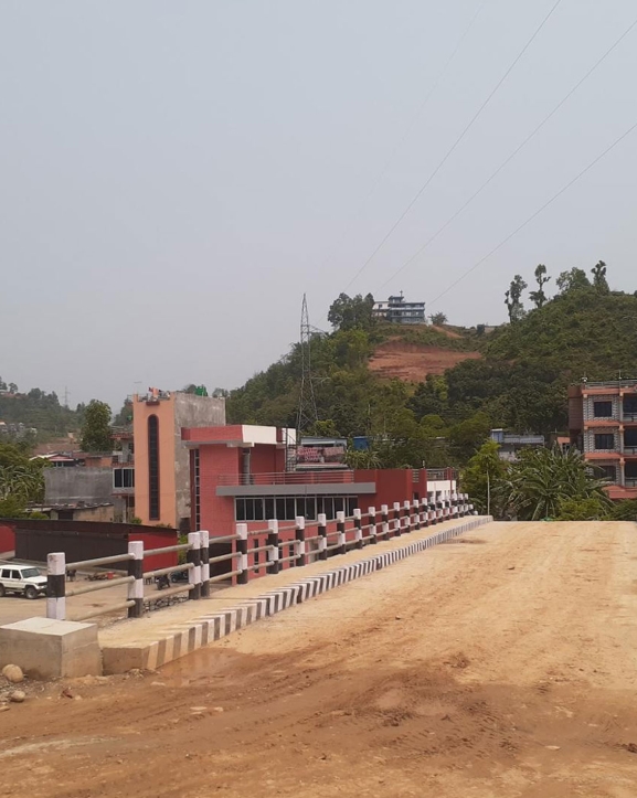 बुल्दीखोलामा पुल निर्माण