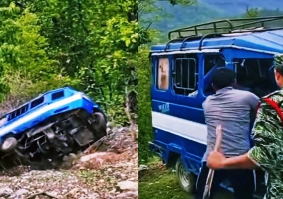 रोजीरोटीको टेम्पो  वन कर्मचारीले भिरबाट खसालिदिएकाे घटना के हाे ? 