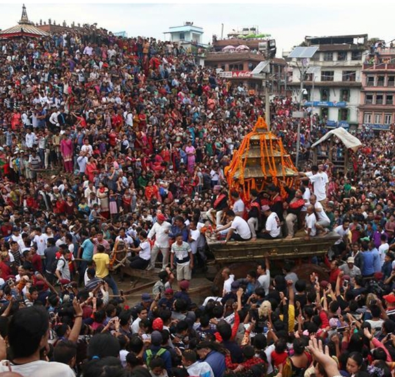 इन्द्रजात्राको साइत सार्वजनिक