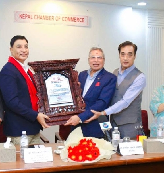 चेम्बरका सल्लाहकार परिषद् अध्यक्ष श्रेष्ठ सम्मानित
