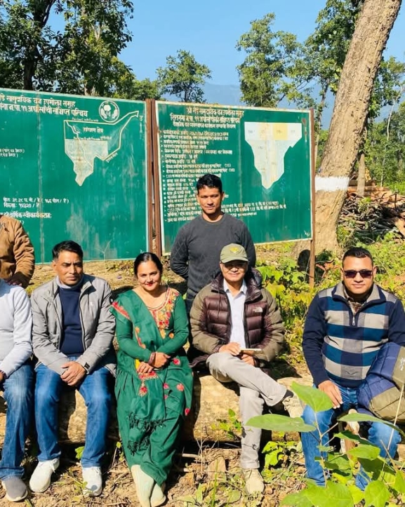 सामुदायिक वनको आम्दानीबाट विकास