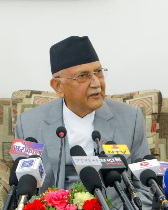 नेपाल-भारत सम्बन्धलाई सुदृढ गर्दै लैजान्छौँ : प्रधानमन्त्री ओली