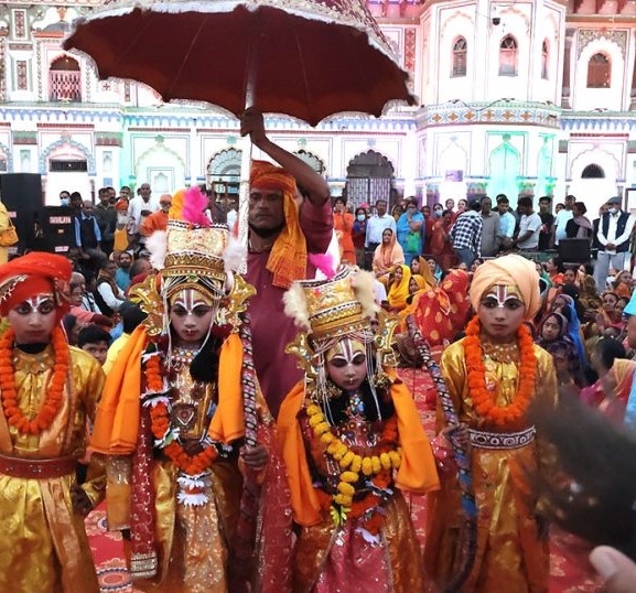 जनकपुरमा विवाहपञ्चमी महोत्सव सुरु, आज नगरदर्शन