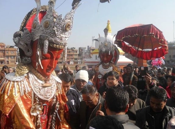 भक्तपुरमा सम्यक महादान पर्व मनाइँदै