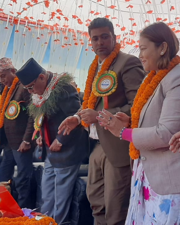 गुल्मीमा हेलिप्याड र पिसपार्क उद्घाटन