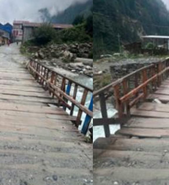 काठे पुलकै भरमा बेँसीसहर-चामे सडक