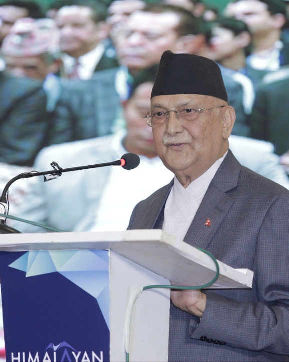 विश्व जोगाउन नेपालको हिमालय क्षेत्रको योगदान महत्वपूर्ण : प्रधानमन्त्री ओली