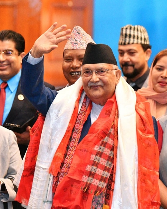 प्रधानमन्त्री ओलीलाई फेरि दुईतिहाइ