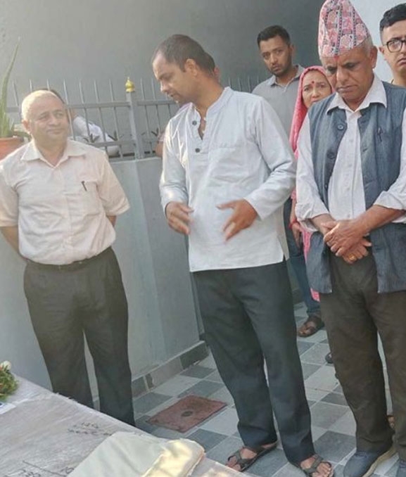 कश्मीरमा मारिएका सुदीपको शव घर ल्याइयो 