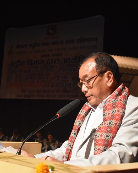 कला र संगीतलाई पर्यटनसँग जोडेर लैजान आवश्यक छ : मन्त्री तामाङ