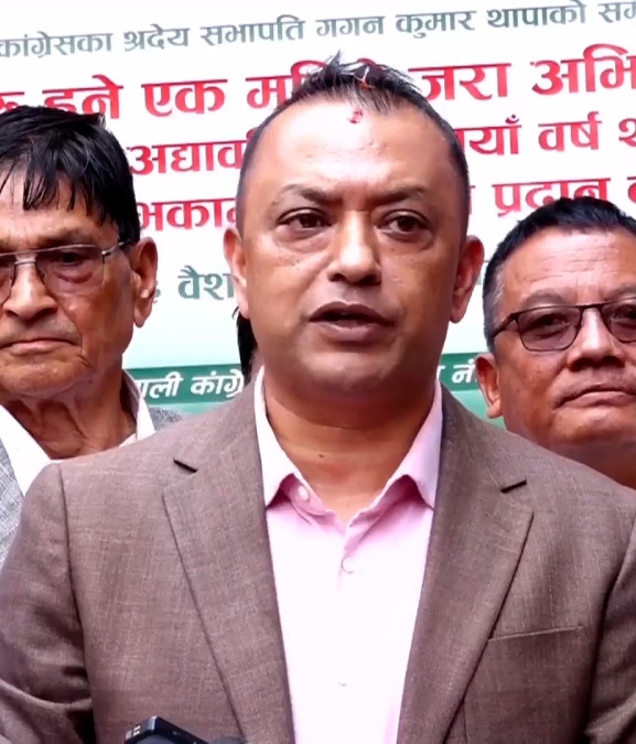 देउवा पक्षलाई सभापति थापाको चेतावनीः क्रियाशील सदस्यता अद्यावधिक गर्ने कार्यमा डिष्टर्व नगरियोस्