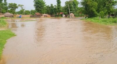 माईखोलाको बाढी बस्ती पस्यो : सुगाबथानका २२ घर डुबानमा