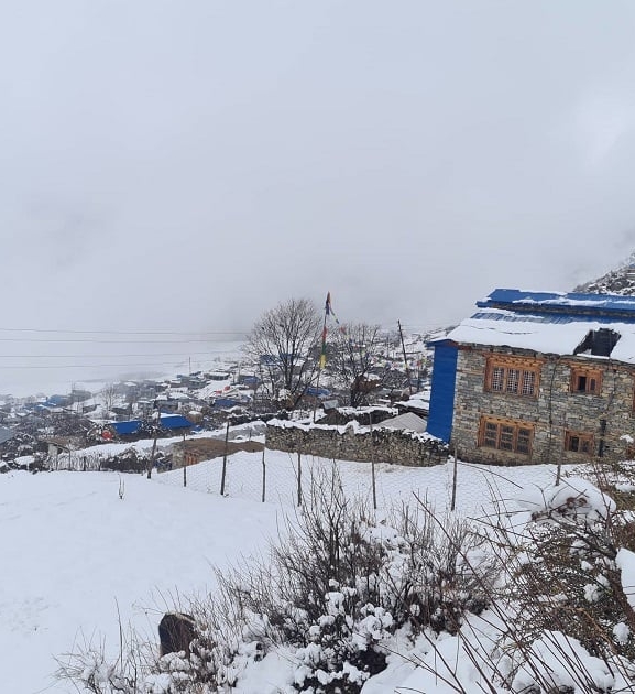 हुम्लामा बाक्लो हिमपात