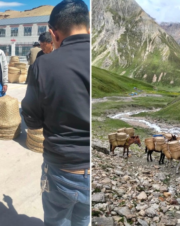 बझाङका निगालोका हस्तकला चीनको ताक्लाकोट बजारमा
